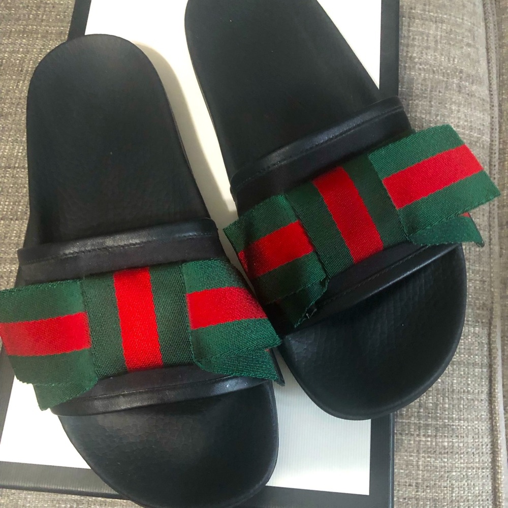 Authentic Gucci Slides Used In Great Condition! - image 1
